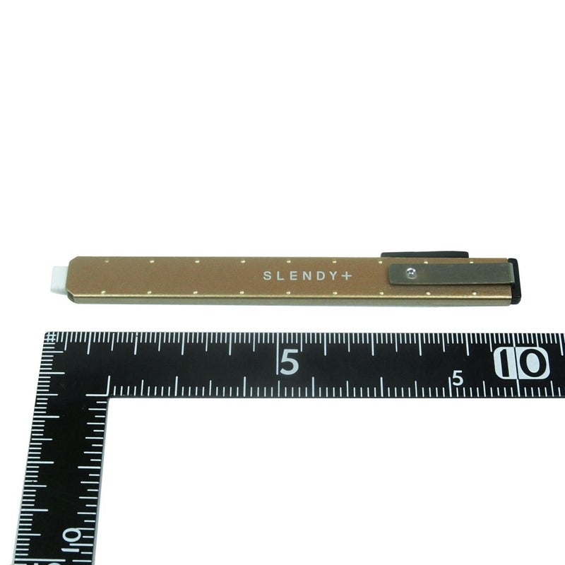 SEED Thin Steel Holder Eraser Slendy+, Silver (EH-S-S) (Japan Import) - Image 4